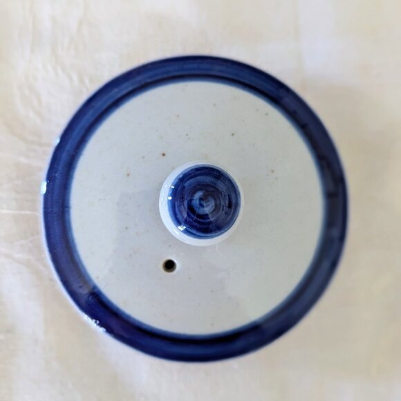 Chi Kiang Blue Floral Stoneware Teapot – Vintage - Picture 4 of 9